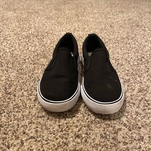 A New Day black and white slip on shoes